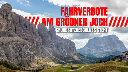 Verkehrsberuhigung am Grödner Joch: Droht jetzt die Vollsperrung?