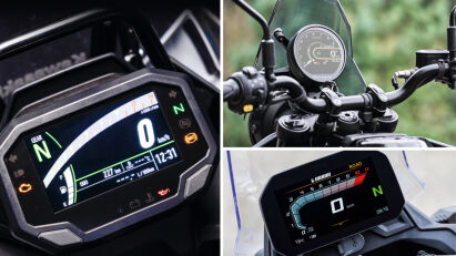 A2-Reiseenduro-Vergleich – Display