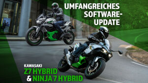Software-Updates für Kawasakis Hybridmodelle 