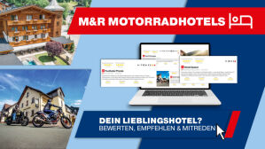 Motorradhotels finden, bewerten und provisionsfrei anfragen