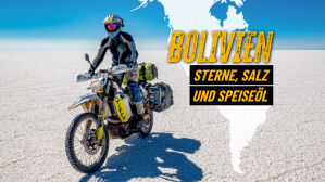 Bolivien: Motorradabenteuer durch die Uyuni-Salzwüste