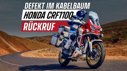 Honda CRF1100 Rückruf: Kabelbaum-Defekt am linken Lenkerschalter