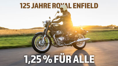 Royal Enfield: 1,25 % Jubiläumsfinanzierung für alle Modelle bis Juni 2026