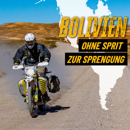 Buntes Bolivien: Ohne Sprit zur Sprengung, Minenstaub und Dakar-Pisten
