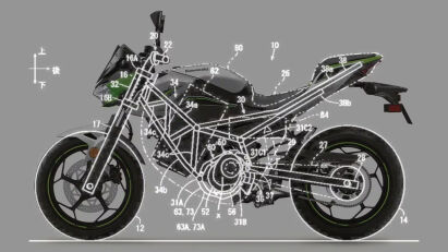 Kawasaki-Patent: Ein Rahmen, viele E-Antriebe