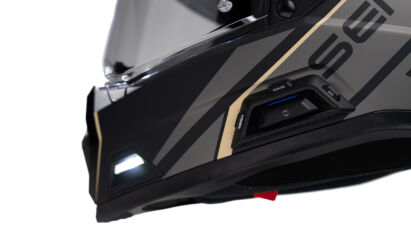 Sena Outlander Motorradhelm – Bedienelemente