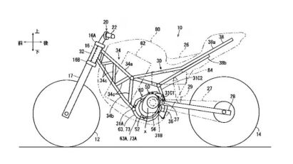 Kawasaki Patent 2026 Rahmen Skizze