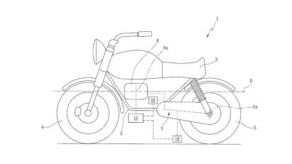 Ducati Patent Skizze – Entwicklung eines straßenorientierten Elektrofahrzeugs