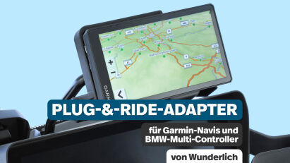 Wunderlich Plug-&-Ride-Adapter: Garmin-Navi am BMW-Multi-Controller bedienen
