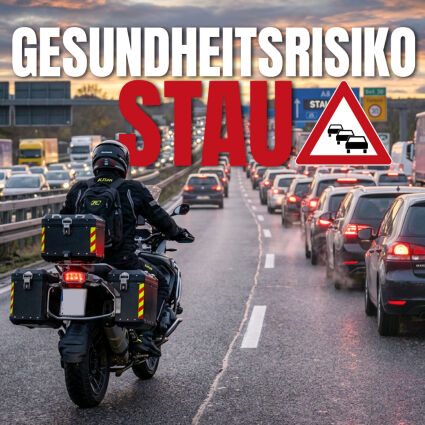 Motorrad im Stau: Bas entfacht Debatte ums Durchfahren