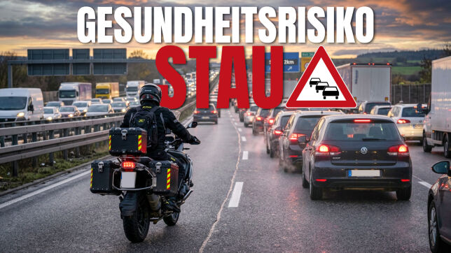 Motorrad im Stau: Bas entfacht Debatte ums Durchfahren