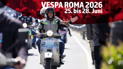 Vespa Roma 2026 – alles Wichtige zur 80-Jahre-Vespa-Sause 