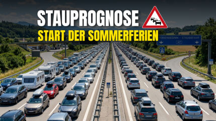 Stauprognose: Sommerferienstart bringt volle Autobahnen