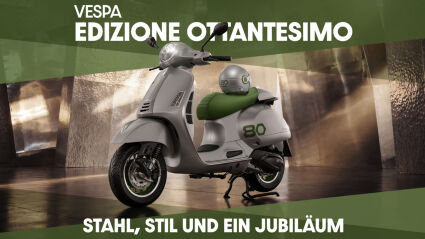 Vespa Edizione Ottantesimo: Sondermodell mit 1.946 Exemplaren zum 80. Geburtstag
