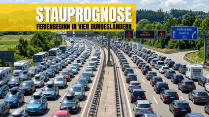 Stauprognose: Ferienstart in vier weiteren Bundesländern verschärft Verkehr