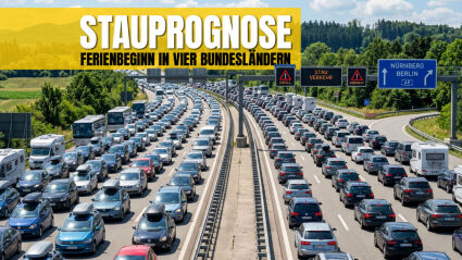 Stauprognose: Ferienstart in vier weiteren Bundesländern verschärft Verkehr