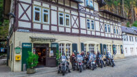 Motorradhotel Elbsandsteingebirge, Sächsische Schweiz, Sachsen – Gasthof Lichtenhainer Wasserfall