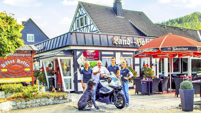 Motorradhotel - Sauerland, Südwestfalen, Westfalen - Landhotel Mühlengrund