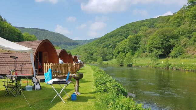 Motorradhotel - Ardennen, Luxemburg - Camping Bissen