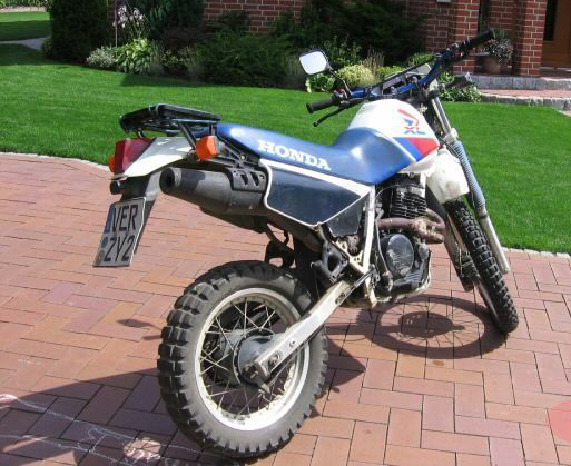 Honda XL 600 LM 1987 - Selle endommagée A298C