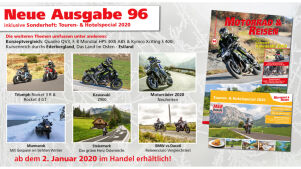 Motorrad & Reisen Ausgabe 96 mit: Touren- & Hotelspecial 2020  