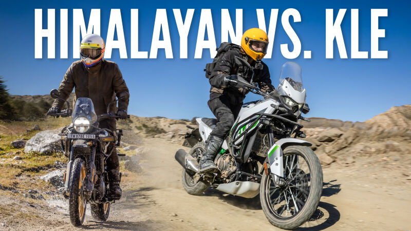 Kawasaki KLE500 vs Royal Enfield Himalayan 450 – Welche Reiseenduro ist besser?
