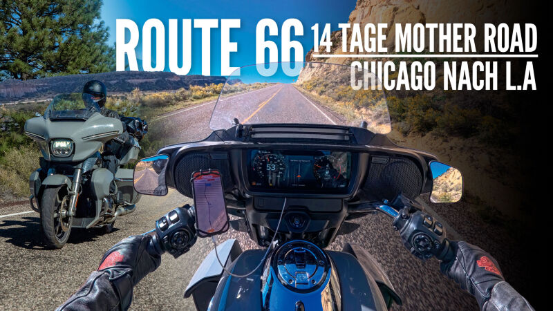 Route 66 allein mit dem Motorrad – 3.500 km durch die USA