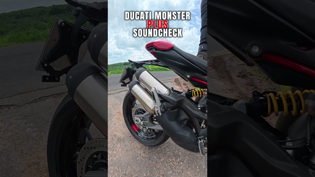 Ducati Monster + im Soundcheck