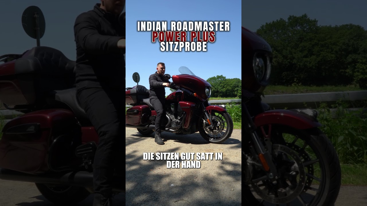 Wie sitzt es sich auf der Indian Roadmaster PowerPlus Dark Horse?